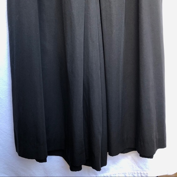 Apiece Apart Baja Tie Waist Wide Leg Culotte Pants black womens size 2 - Picture 11 of 16